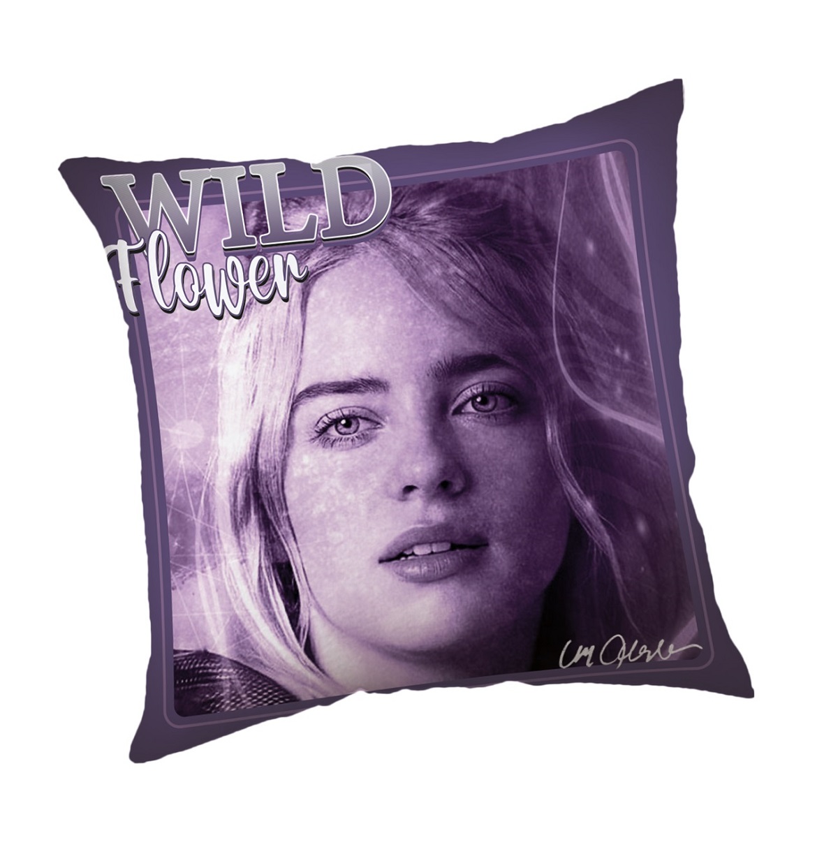 COFI 1453 Billie Eilish Dekokissen – Premium Kopfkissen mit Digitaldruck