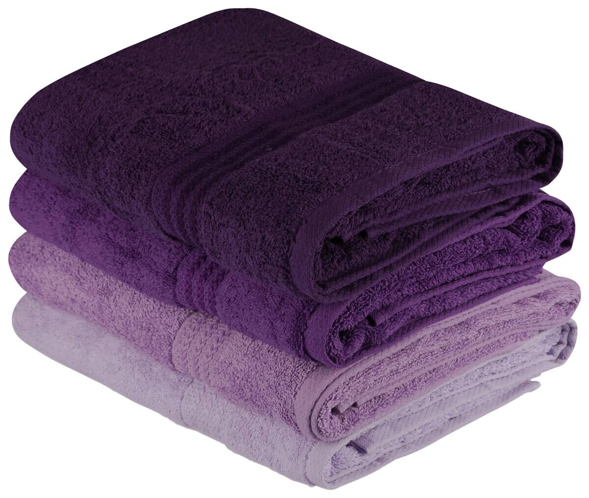 Mijolnir Frottier-Set lila Baumwolle B/L: ca. 70x140 cm