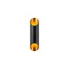 Opviq Wandleuchte Cut gold schwarz Metall B/H/T/L/D: ca. 12x30x12x8x8 cm G9 2 Brennstellen