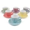 HermiaConcept Teetasse 12-tlg. mehrfarbig Steingut