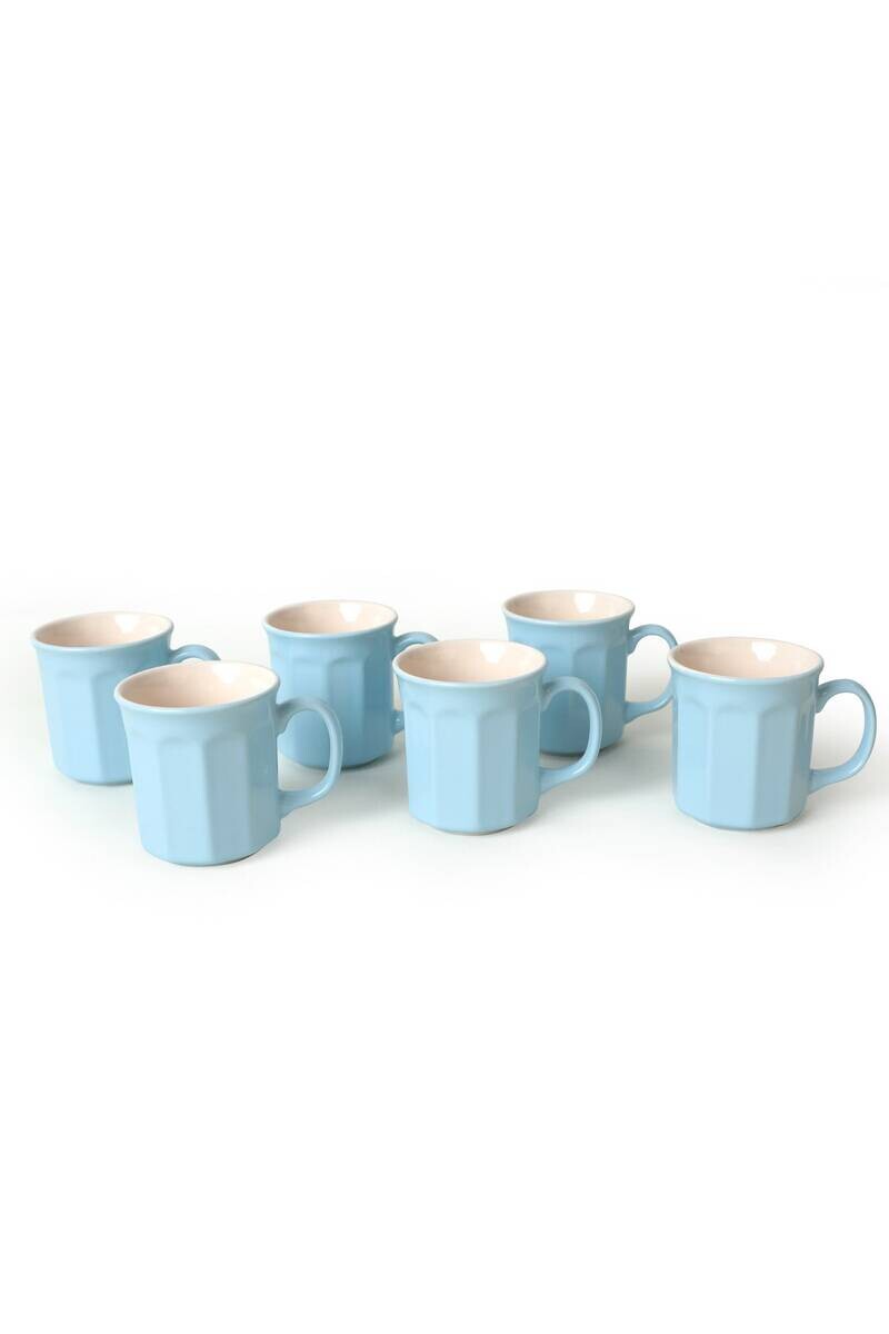 HermiaConcept Kaffeebecher 6-tlg. creme Keramik 6 tlg.
