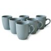 HermiaConcept Tassenset Yucca 6-tlg. grau Keramik