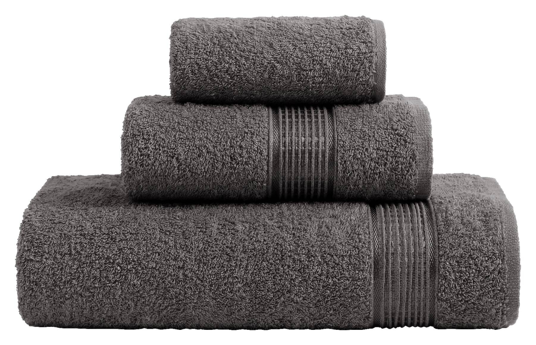 Mijolnir Frottier-Set anthrazit Baumwolle B/T/L: ca. 30x50x30 cm