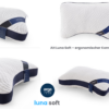 Arga Home AH Luna Soft Komfortkissen mit Visco und Soft – Schaum – 70x46 cm
