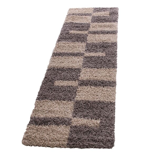8694257092813-1 Ayyildiz Teppich, GALA 2505, TAUPE, 80 x 250 cm
