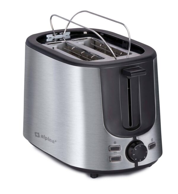 alpina Toastautomat silber Edelstahl alpina Toastautomat silber Edelstahl