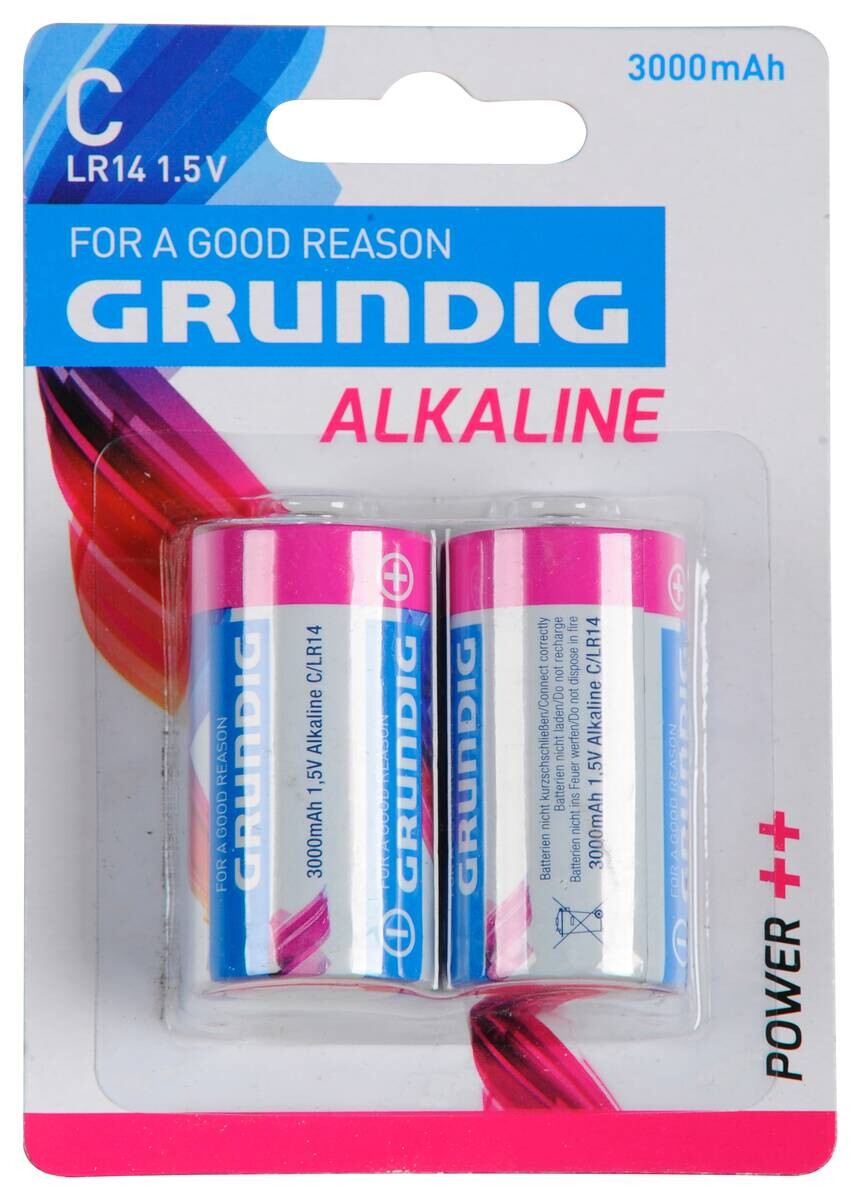Grundig Batterie C/Baby (LR14) 2er Pack