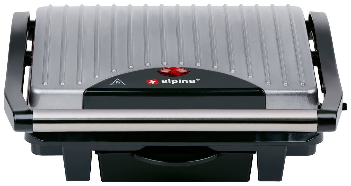 Kontaktgrill schwarz B/H/L: ca. 11,5x29,5x32,5 cm