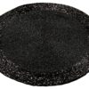 Platzmatte schwarz Kunststoff B/L: ca. 30x30 cm