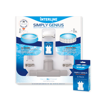 Interline Poolpflege Clor – Set Simply Genius (Startpaket mit 4 x Nachfüllung)