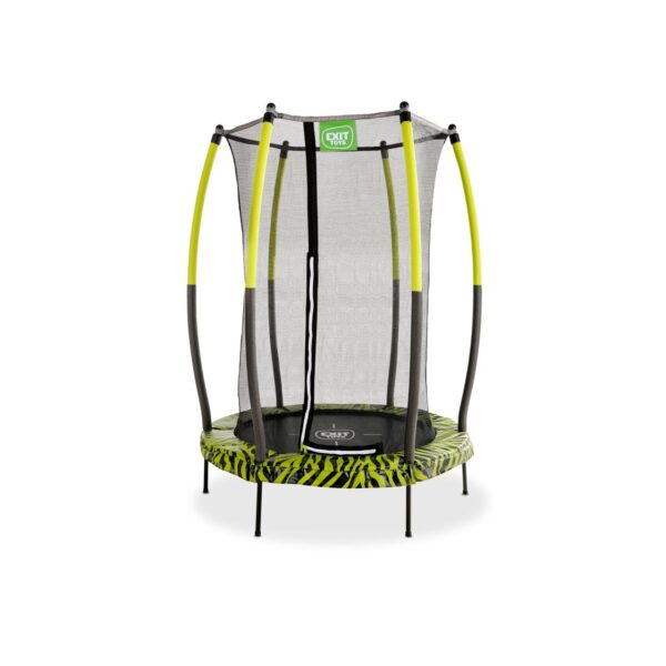 8720088262511-1 Exit Toys EXIT Tiggy junior Trampolin mit Sicherheitsnetz ø140cm – schwarz/grün