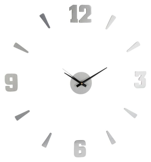 Wanduhr silber