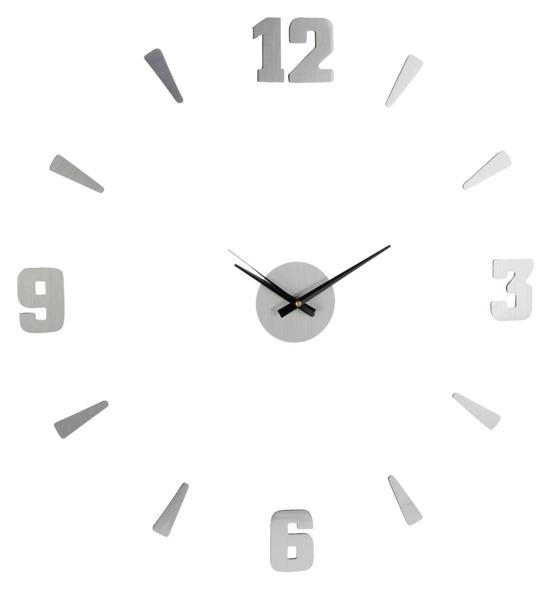 Wanduhr silber