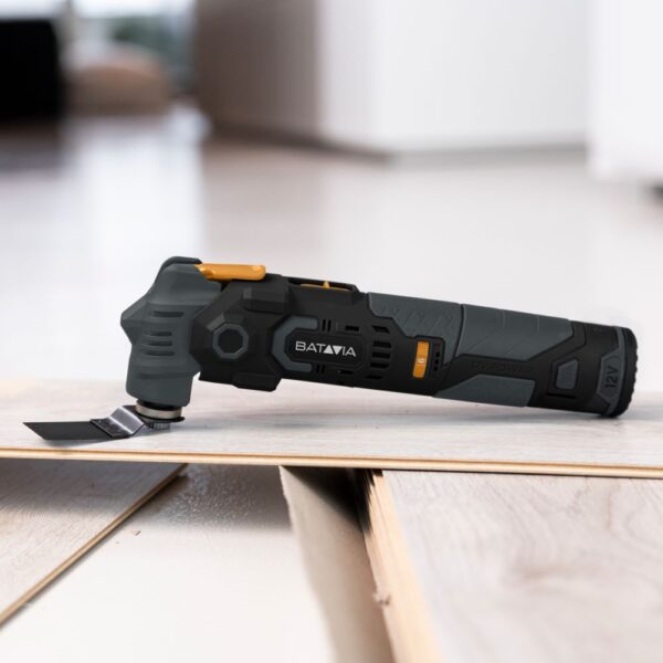 Batavia 12V Anti – Vibration Multifunktionswerkzeug 2.0 SET mit 1 x 2ah Akku und 1 x USB – C Ladekabel