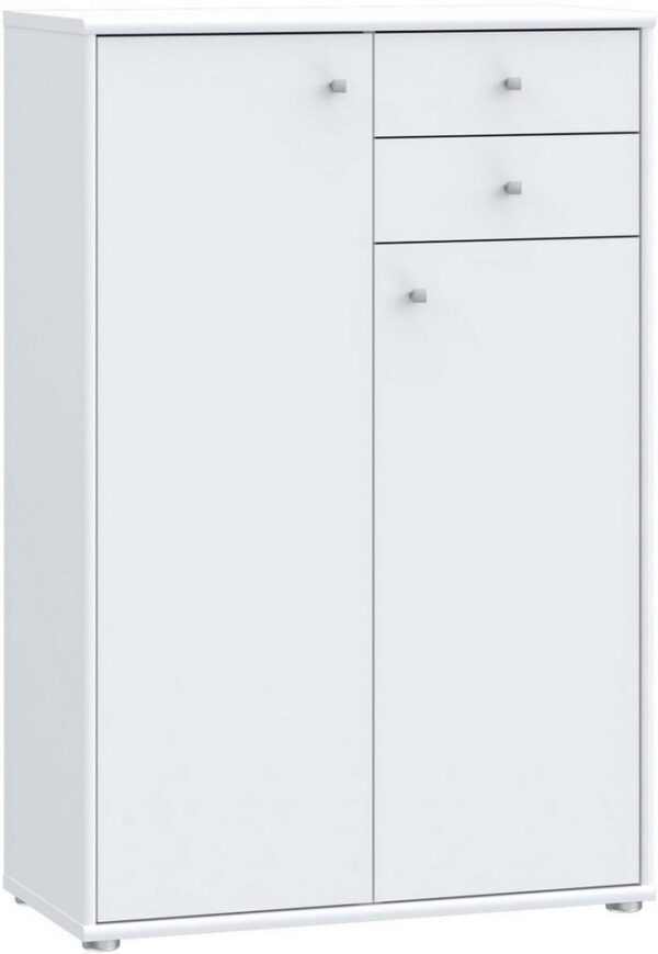 FORTE Kommode Tempra, Kommode, 2 Türen, 2 Schubkästen, viel Stauraum, Breite 73,7 cm