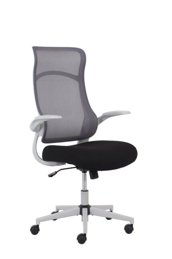 OTTO home Bürostuhl Toico, Design-Schreibtischstuhl, ergonomische Rückenlehne, Lendenwirbelstütze & klappbaren Armlehnen
