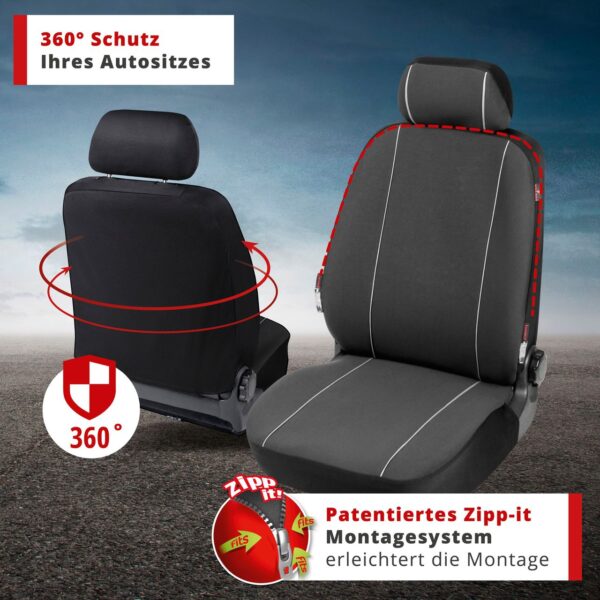 9001778135568-5 Walser Autositzbezug Modulo schwarz