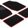 Walser Autoteppich Matrix schwarz – rot