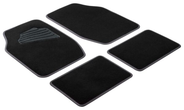 Walser Autoteppich Matrix schwarz – grau