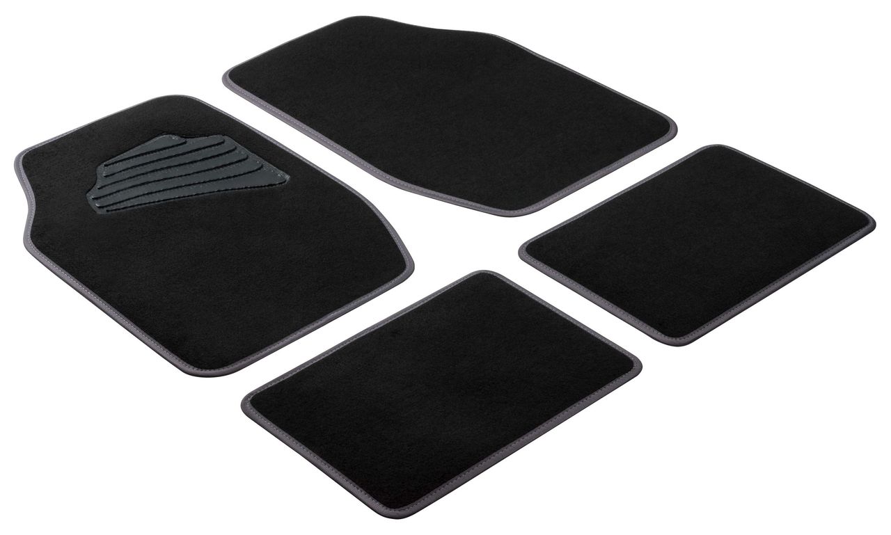 Walser Autoteppich Matrix schwarz – grau