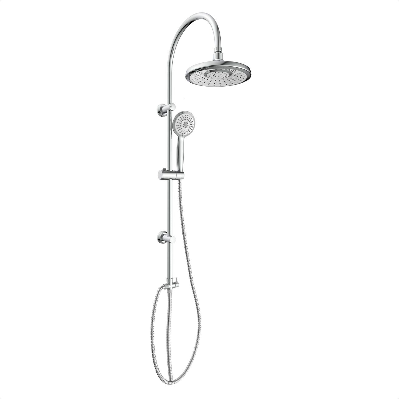 Eisl Duschset SOMMERREGEN, regendusche ohne Armatur, Duschsystem, handbrause mit 5 Funktionen