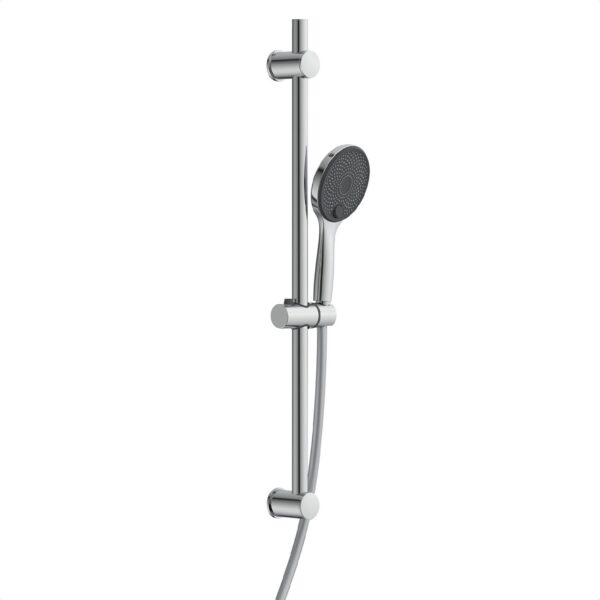 Eisl GRANDE VITA Stangenbrauseset, Chrom/Anthrazit