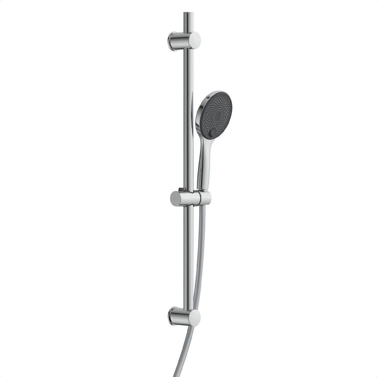 Eisl GRANDE VITA Stangenbrauseset, Chrom/Anthrazit