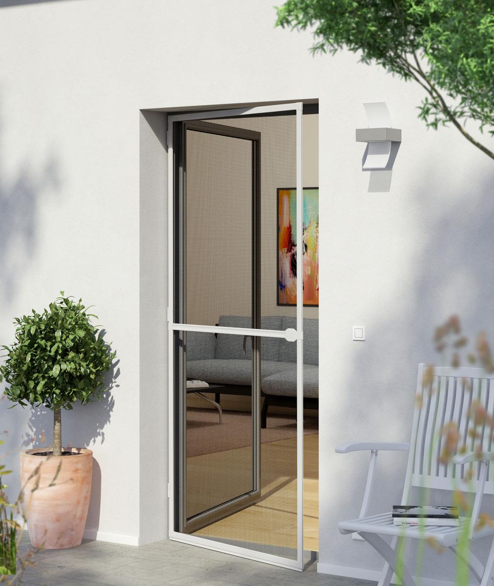 Powertec IS – Tür 100x210cm Insektenschutz Weiß