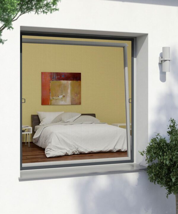 Windhager Powertec Aluminium-Insektenschutz Fenster