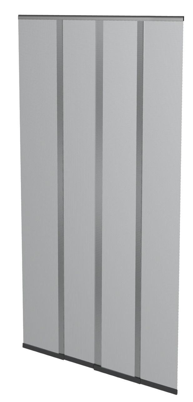 Powertec Plus Fliegengitter Türvorhang 100x220cm Anthrazit