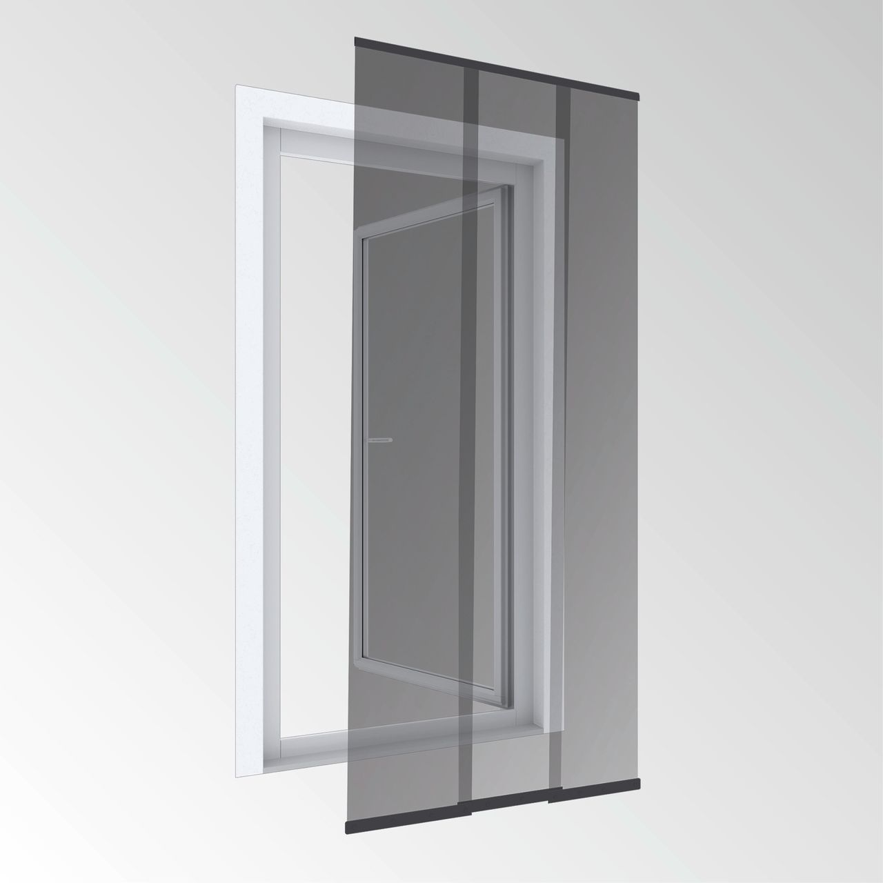 Powertec Insektenschutz Plus Lamellentür Easy 95x220cm