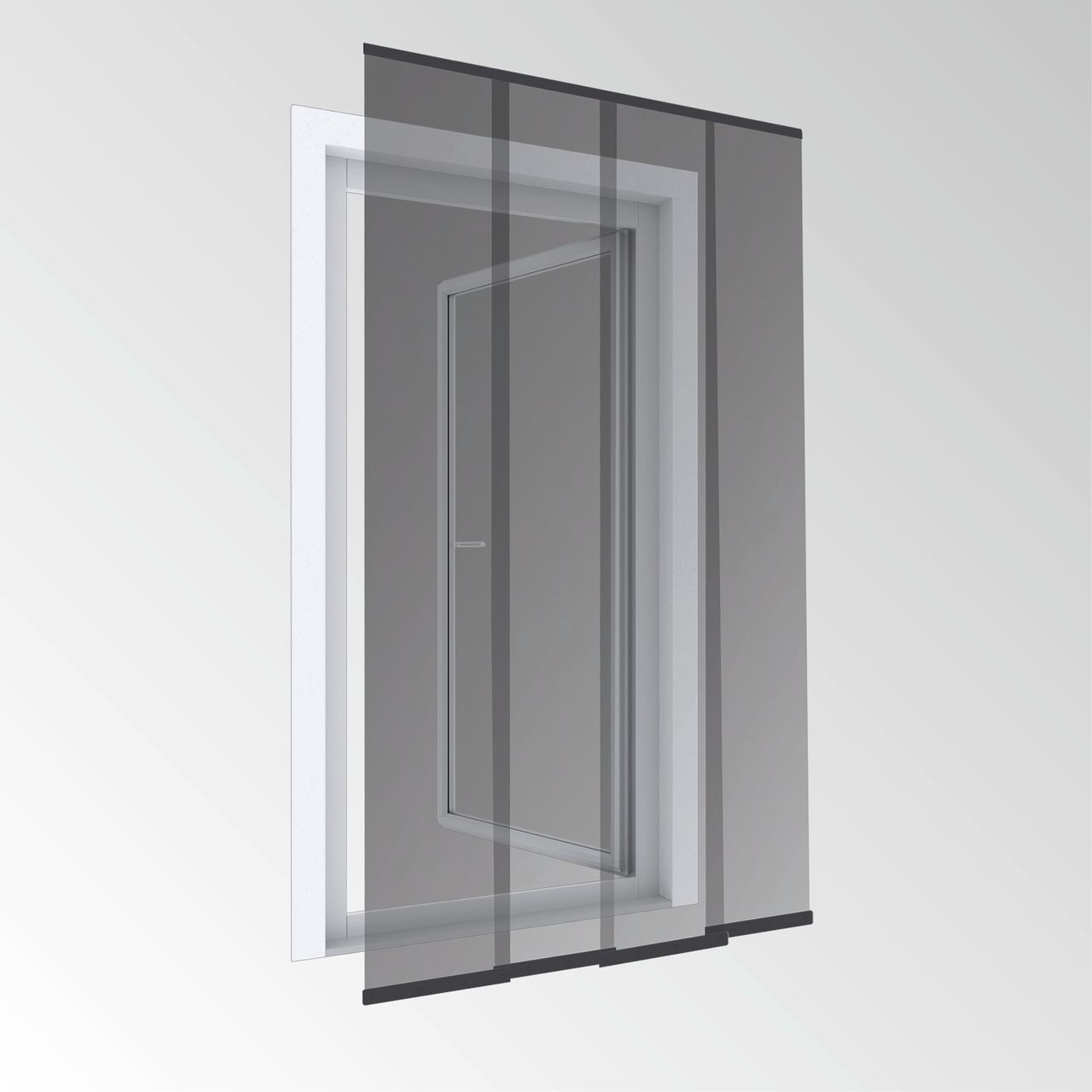 Powertec Insektenschutz Plus Lamellentür Easy 120x250cm