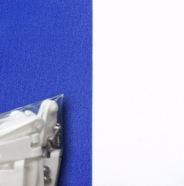 9003117108080-1 Powertec Sonnensegel 420x140cm blau/weiß