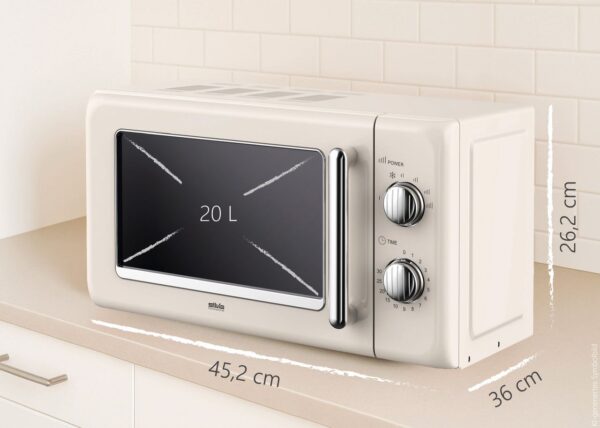 SILVA HOMELINE Mikrowelle, 700 W, 20 L, Beige