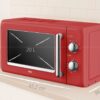 SILVA HOMELINE Mikrowelle, 700 W, 20 L, Rot