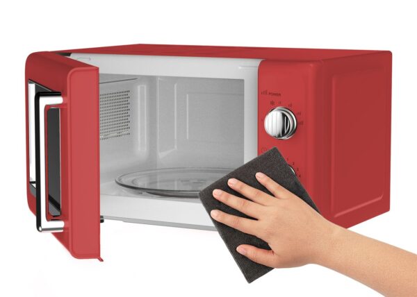SILVA HOMELINE Mikrowelle, 700 W, 20 L, Rot