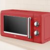 SILVA HOMELINE Mikrowelle, 700 W, 20 L, Rot