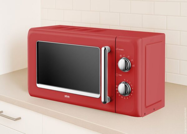 SILVA HOMELINE Mikrowelle, 700 W, 20 L, Rot