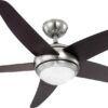 GLOBO Deckenventilator Fabiola nickel matt Opal H/D: ca. 37x132 cm max. 80 W GLOBO Deckenventilator Fabiola nickel matt Opal H/D: ca. 37x132 cm max. 80 W