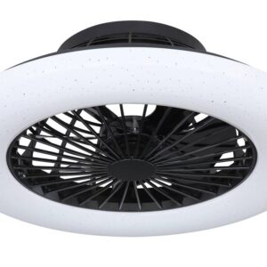 GLOBO LED-Deckenventilator schwarz Opal H/D: ca. 16x52,5 cm max. 30 W