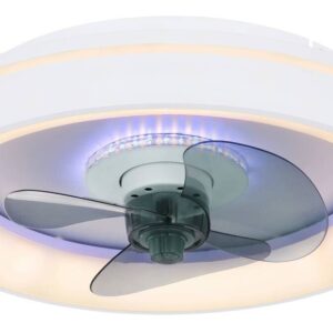 GLOBO LED-Deckenventilator weiß Opal H/D: ca. 13,5x48 cm max. 41 W