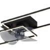 GLOBO Deckenventilator schwarz Opal B/H/T: ca. 30x15x90 cm max. 38 W GLOBO Deckenventilator schwarz Opal B/H/T: ca. 30x15x90 cm max. 38 W