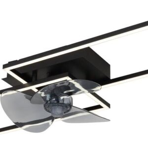 GLOBO Deckenventilator schwarz Opal B/H/T: ca. 30x15x90 cm max. 38 W