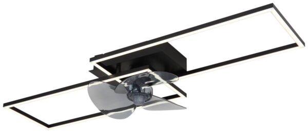 GLOBO Deckenventilator schwarz Opal B/H/T: ca. 30x15x90 cm max. 38 W GLOBO Deckenventilator schwarz Opal B/H/T: ca. 30x15x90 cm max. 38 W
