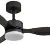 GLOBO Deckenventilator mattschwarz Opal H/D: ca. 40,5x106 cm max. 20 W