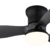GLOBO Deckenventilator schwarz Opal H/D: ca. 19x61 cm max. 15 W