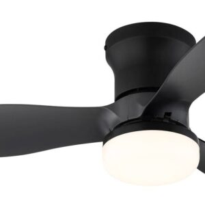GLOBO Deckenventilator schwarz Opal H/D: ca. 19x61 cm max. 15 W
