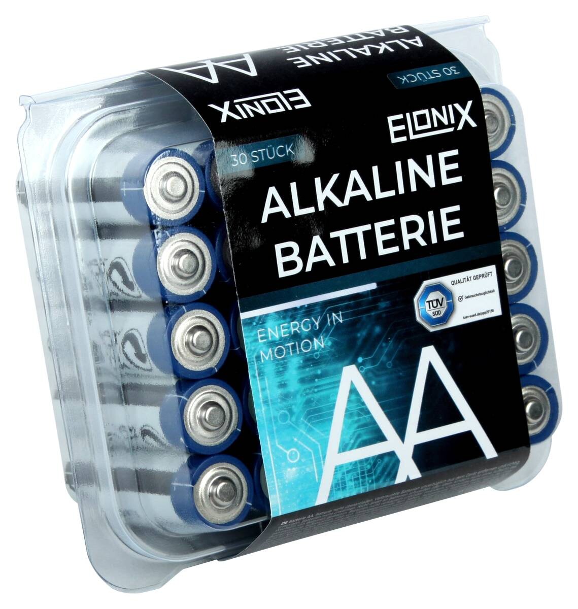 Elonix Batterie AA/Mignon (LR6) 30er Pack