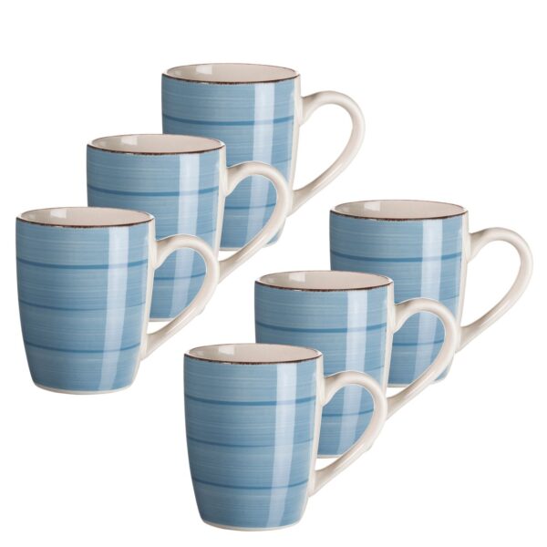 Mäser Kaffeebecher 38 cl, 6 – er Set, DUNKELBLAU