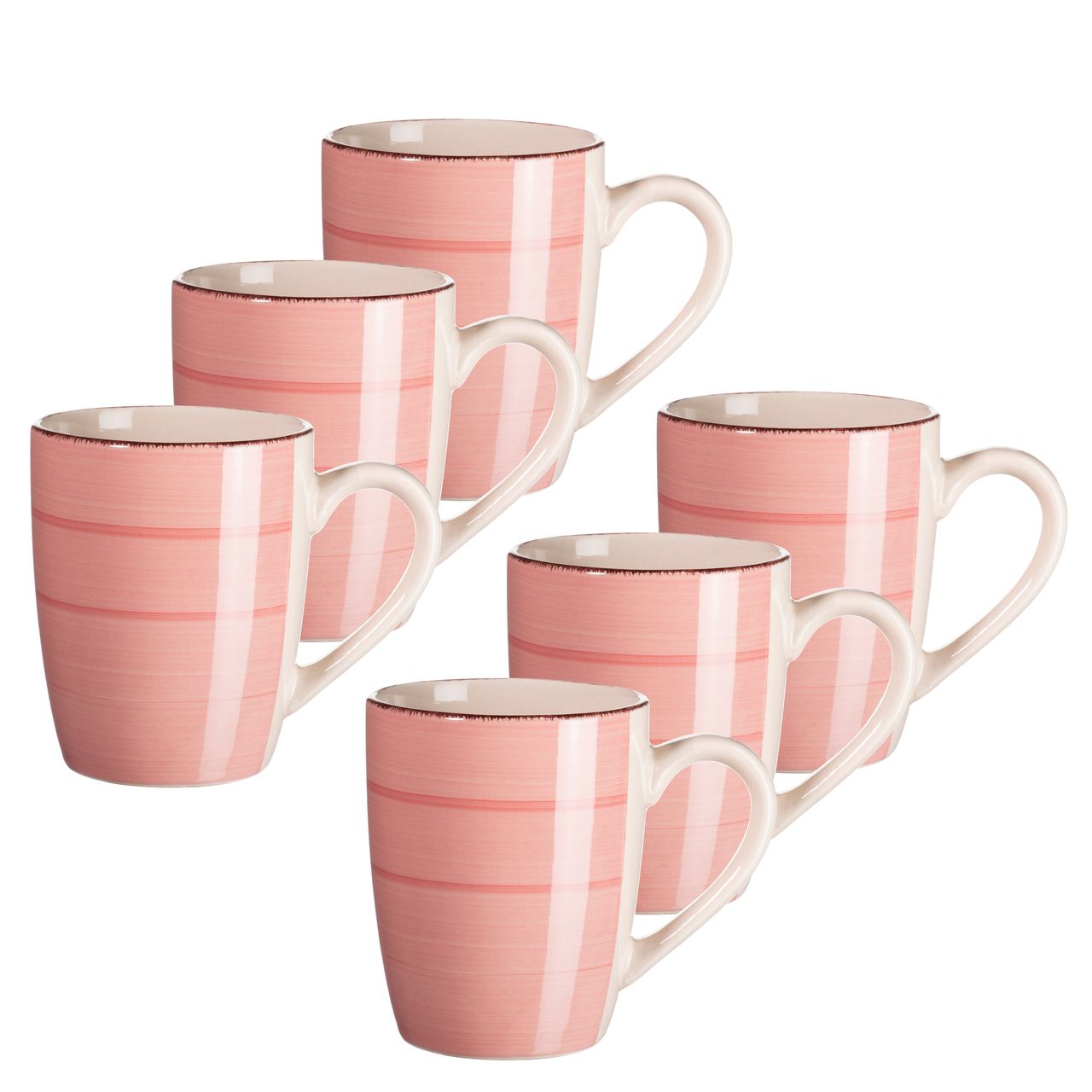 Mäser Kaffeebecher 38 cl, 6 – er Set, KORALLE